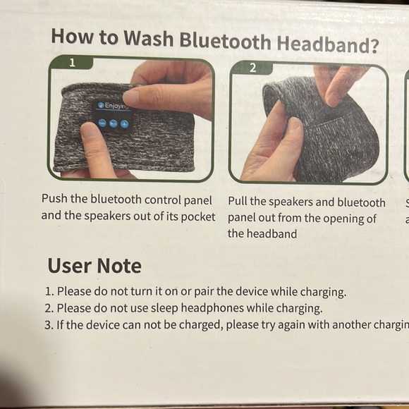 Sleep Headphones Bluetooth Sleeping Headband NEW NIB - Picture 11 of 11